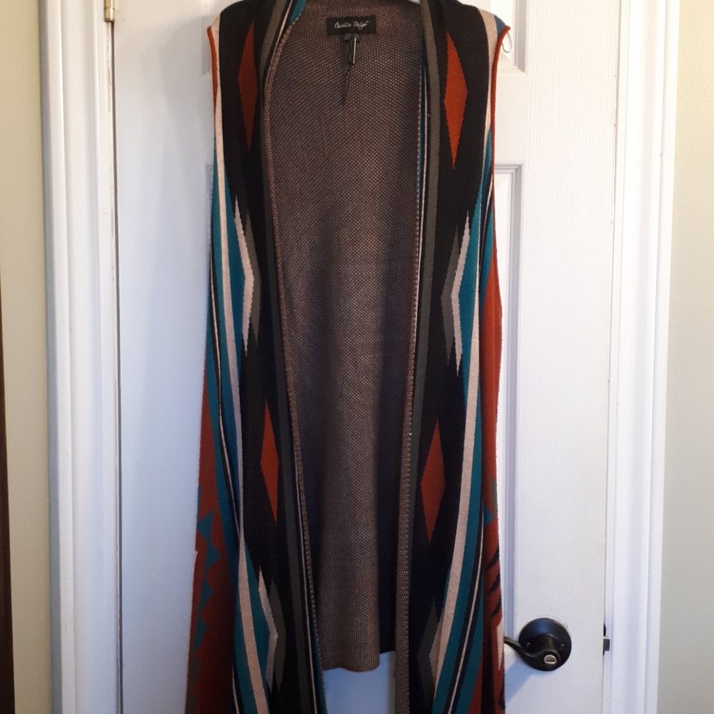 Gorgeous Boho Tribal Flowy Vest